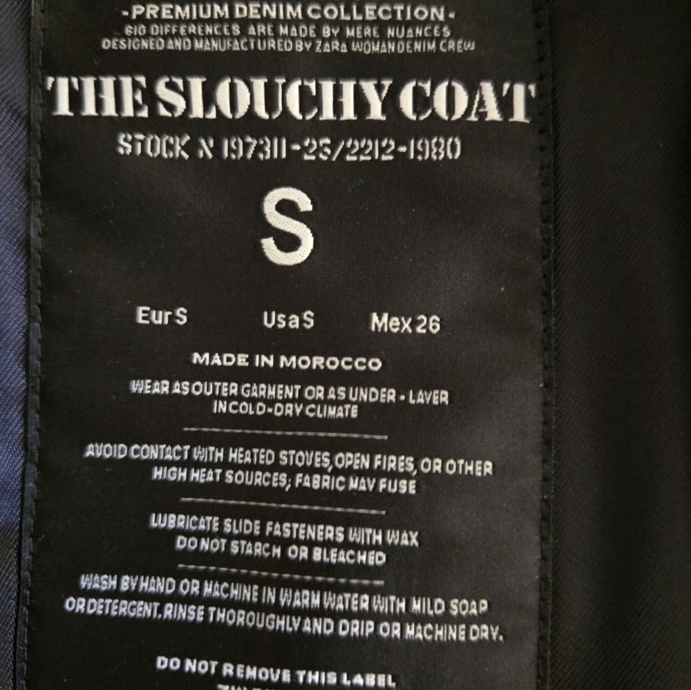 ZARA Women - The Slouchy Coat (S) - Picture 3 of 6